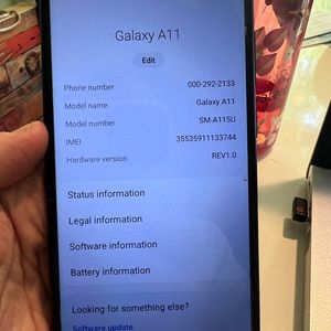 Samsung Galaxy A11 Used Cell phone, 32 GB